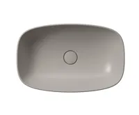 GSI NUBES keramické umyvadlo na desku 60x38cm, tortora mat (3)