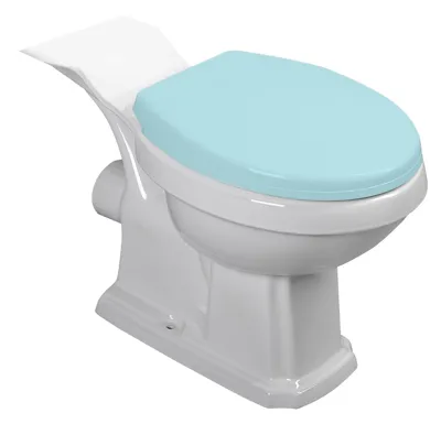 AQUALINE ANTIK WC kombi mísa, 35x72cm, zadní odpad, bílá