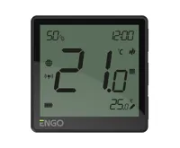ENGO Controls Chytrý termostat EONE-BATB, ENGO Smart, TUYA, černá