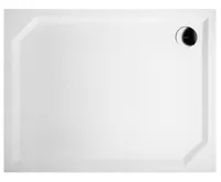 GELCO SARA sprchová vanička z litého mramoru, obdélník 90x70cm, bílá