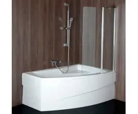 POLYSAN TARUS vanová zástěna 960mm, čiré sklo