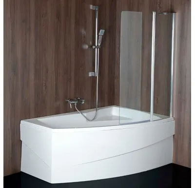 POLYSAN TARUS vanová zástěna 960mm, čiré sklo