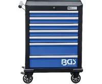 BGS Dílenský vozík, 7 zásuvek, se 263 nástroji (8)