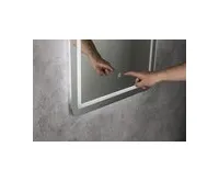 AQUALINE SALICA zrcadlo s LED osvětlením 60x80cm, dotykový senzor, stmívatelné (1)