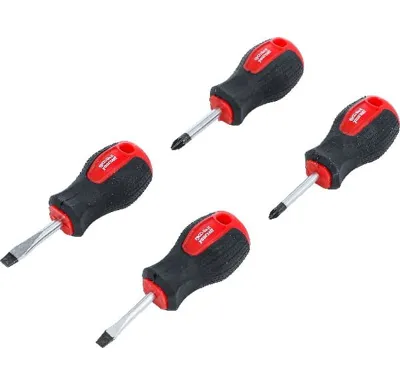 BGS Sada šroubováků k seřízení karburátoru,  ploché / křížové PZ,  Délka čepele 40 mm,  4dílná