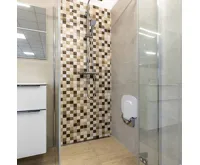Sedátko do sprchy, duroplast, bílé (5)