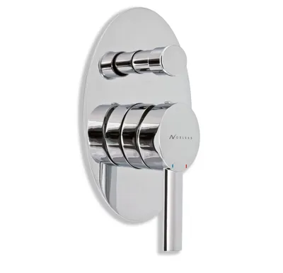 NOVASERVIS Vanová sprchová baterie s přepínačem OVAL chrom - 32050R,0