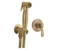 SAPHO Podomítková bidetová baterie se Stop sprškou, Retro, bronz SAPHO Podomítková bidetová baterie se Stop sprškou, Retro, bronz
