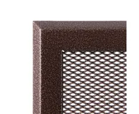 HS Flamingo Krbová mřížka 16x16 cm, stará měď s žaluzií (1)