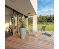 Granisil granitový květináč MONTI vysoký 76 cm Bílý (8)