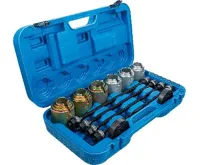 BGS Sada UNI pro vylisování a nalisování silentbloku, sada 26 dílů (2)