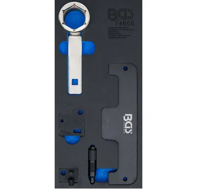 BGS Vložka do dílenského vozíku 1/3: souprava nářadí k nastavení motoru, pro VAG / Porsche 6 a