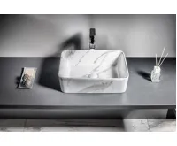 SAPHO DALMA keramické umyvadlo na desku, 48x38cm, carrara (7)