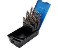 BGS Sada vrtáků, HSS-G M35 cobaltová ocel, 1 - 13 mm, 26 dílů