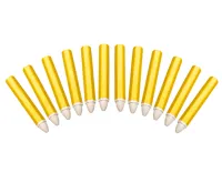 BGS Popisovače voděodolné, na pneu, kov, atd, bílé, 12 dílů