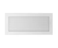 HS Flamingo Krbová mřížka 17x37 BASIC bílá s žaluzií HS Flamingo Krbová mřížka 17x37 BASIC bílá s žaluzií
