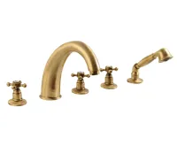 SAPHO ANTEA pětiprvková baterie na okraj vany, bronz SAPHO ANTEA pětiprvková baterie na okraj vany, bronz