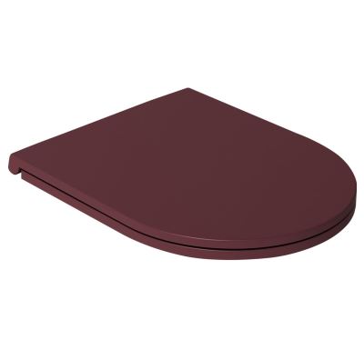 ISVEA INFINITY WC sedátko, SLIM, Soft Close, Easy Take, maroon red