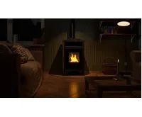 HS Flamingo Krbová kamna AQUAFLAM VARIO ® BARMA 11kW dlažba Ořech (teplovzdušná verze) (20)