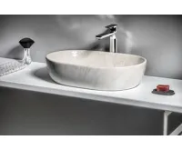 SAPHO DALMA keramické umyvadlo na desku, 59x42 cm, marfil (6)