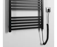 SAPHO METRO-E elektrické otopné těleso rovné 500x1340mm, 500 W, černá mat (3)