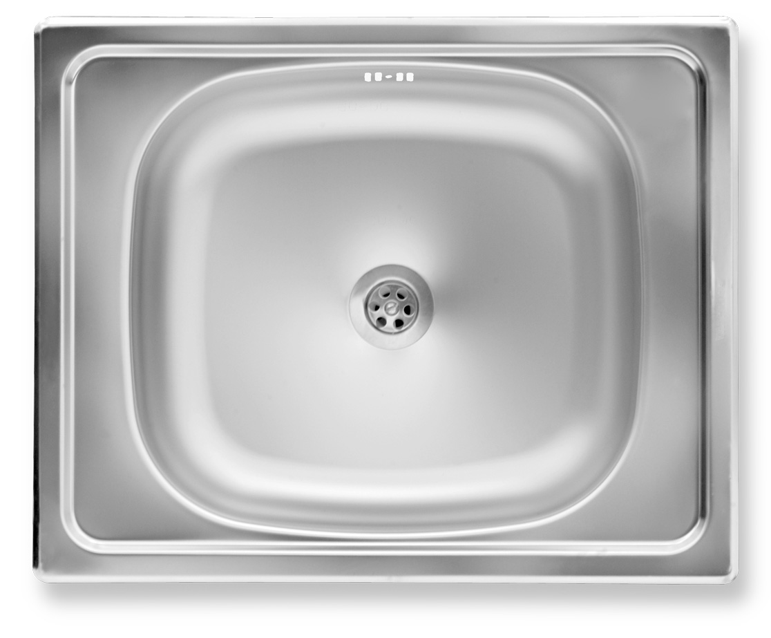 Novaservis dřez 40x50 s přepadem nerez - dr40/50a