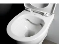 ABSOLUTE závěsné WC Rimless s podomítkovou nádržkou a tlačítkem Schwab, bílá (4)