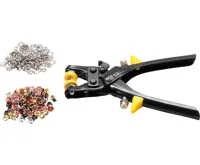 BGS Kleště na duté nýty a knoflíky + 100 nýtů a 25 knoflíků