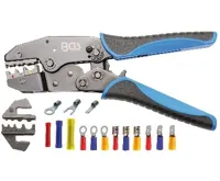 BGS Kleště konektorové ráčnové 0,5-10,0 mm2 pro isol. a neisol. konektory,vým. čelisti (1)