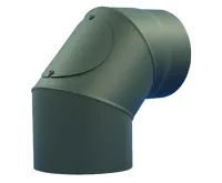 HS Flamingo Koleno 90°/150 mm/1,5 mm s čistícím otvorem
