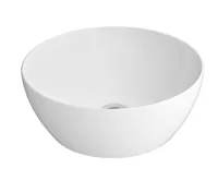 GSI PURA keramické umyvadlo na desku, průměr 42cm, bílá ExtraGlaze