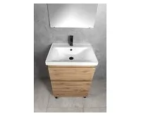 AQUALINE SAVA 60 keramické umyvadlo nábytkové 60x46cm, bílá (1)