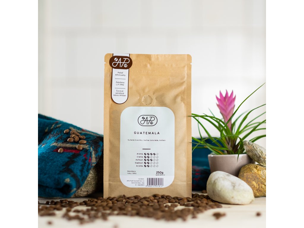 Zrnková káva Ape Guatemala 250g
