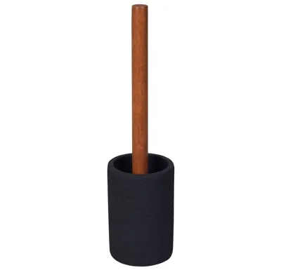 SAPHO CRAFT WC štětka na postavení, acacia/černá