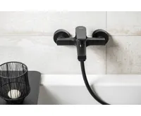 SAPHO KAI nástěnná vanová baterie, černá mat (4)