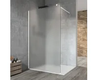 GELCO VARIO WHITE jednodílná sprchová zástěna k instalaci ke stěně, matné sklo, 1000 mm