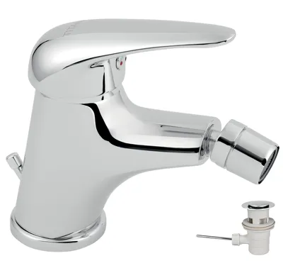 NOVASERVIS Bidetová baterie s výpustí Titania Hit chrom - 95511,0