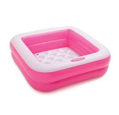 Intex 57100 Dětský bazén Play Box 85 x 85 x 23 cm růžová