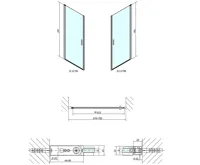 POLYSAN ZOOM sprchové dveře 700mm, čiré sklo (4)