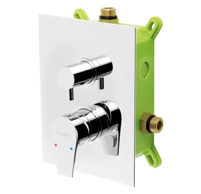 NOVASERVIS Podomítková baterie s boxem 2 vývody, VISION X - BOX42051R,0