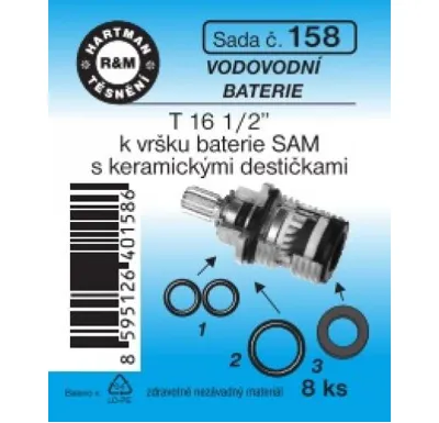 Hartman Sada č. 158: komplet.T16-1/2"