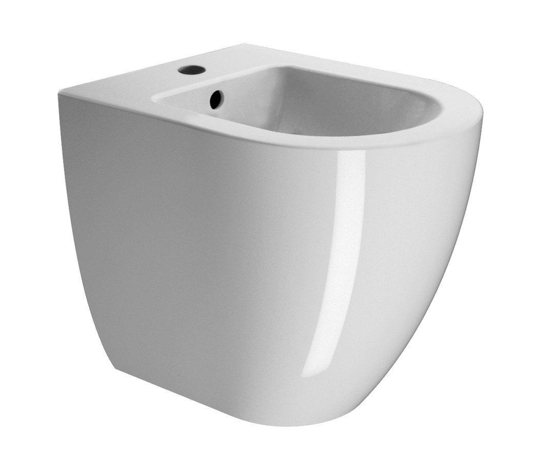Gsi pura bidet stojící 36x50cm, bílá extraglaze