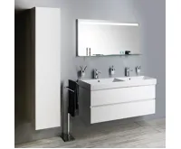 SAPHO KARE 120 keramické dvojumyvadlo nábytkové 120x46cm, bílá (3)