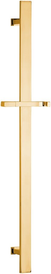 SAPHO Sprchová tyč, posuvný držák, hranatá, 700 mm, zlato