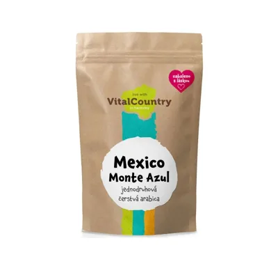 Vital Country s.r.o. Zrnková káva Mexico Finca Monte Azul 1000g