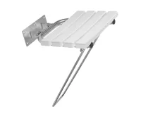 NOVASERVIS Sedačka do sprchy sklopná leštěná nerez - R6699,44