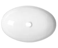 SAPHO PERA keramické umyvadlo na desku, 62,5x42 cm, bílá (5)