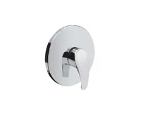 Sprchová baterie podomítková bez přepínače, Mbox kulatý kryt, Sonáta, chrom