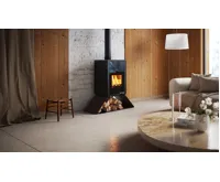 HS Flamingo Krbová kamna FLAMINGO DELUXE ® SENAI, hnědá - sametová (10)