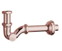 SAPHO Bidetový sifon 5/4&quot;, odpad 32mm, růžové zlato